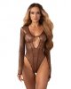 Obsessive Soranna Long Sleeved Teddy body damskie 